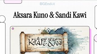 Membongkar Rahasia Kawi: Dari Sandi Kuno ke Kode Komputer Modern #AksaraKawi #AksaraNusantara  