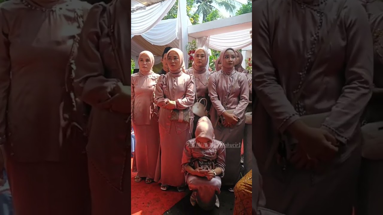 pria asal cianjur membuat para tamu undangan menangis histeris yang sempat viral di media sosial.