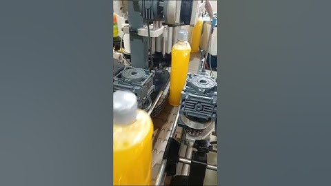 Bottles are going through a conveyor belt.#ytshorts #shorts #viral