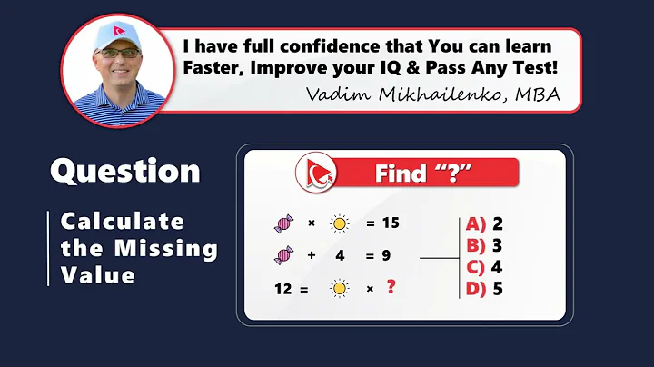 Cognitive Test: Can You Calculate the Missing Value?