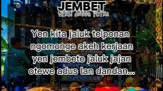 jembet karaoke versi Angga putra