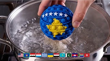 Which Country Flag Ball Would You Like to Cook?  PART 10 ( some countries renewed )