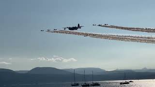 Snow Birds Escort The Martin Mars on its Final Flight