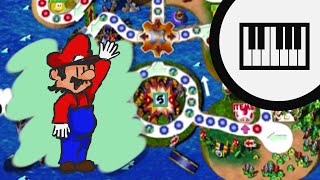 Video thumbnail of "Mario Party 3 - Waluigi's Island (Piano)"