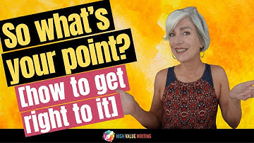 Get to the Point: Write Clearly, Concisely, and Professionally!