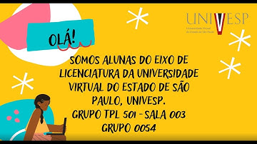 📓PROJETO INTEGRADOR I EIXO LICENCIATURA - UNIVESP📓