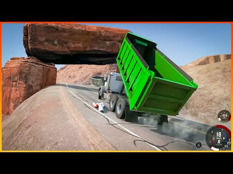 TRUCK VS PORTAL STONE – BeamNGDriv