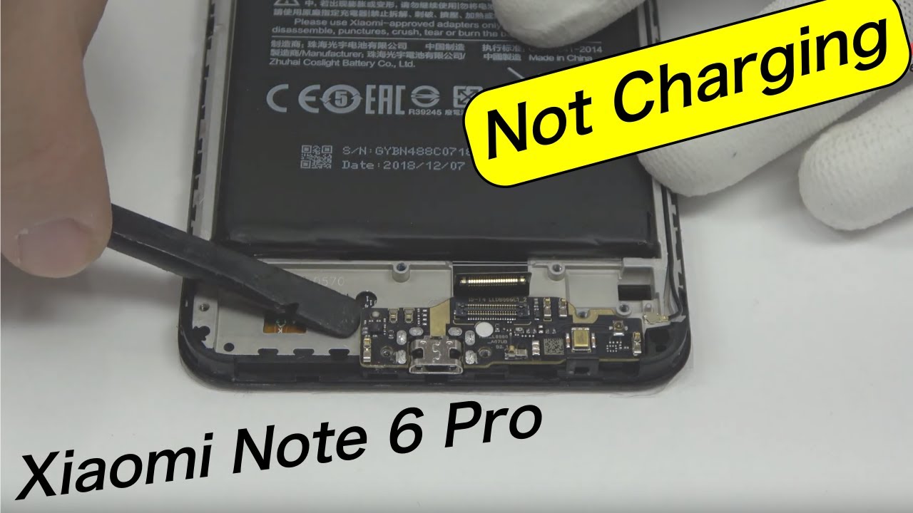 Xiaomi Note 6 Pro Not Charging - YouTube
