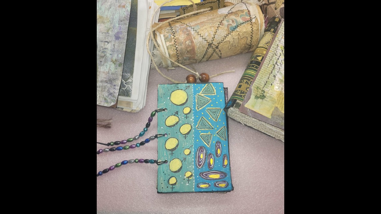 ОБЗОР УРОКА: Вдохновляющий дневник из бросовых материалов от NoSew #junkjournal #artinspiration #...