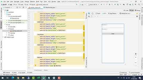 Android Java - Suma de 2 numeros