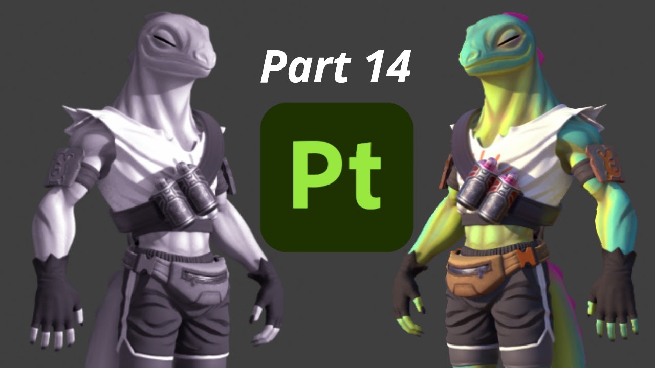 Lizard Forntine Creating Fortnite Lizard Skin in Blender PART 14 (Texturing 05) - YouTube