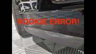 Fixing a huge detailing mistake! How to remove wax and polish from plastic trims