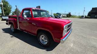 1979 Dodge D-150 Lil Red Express FOR SALE - Mtl West Motors