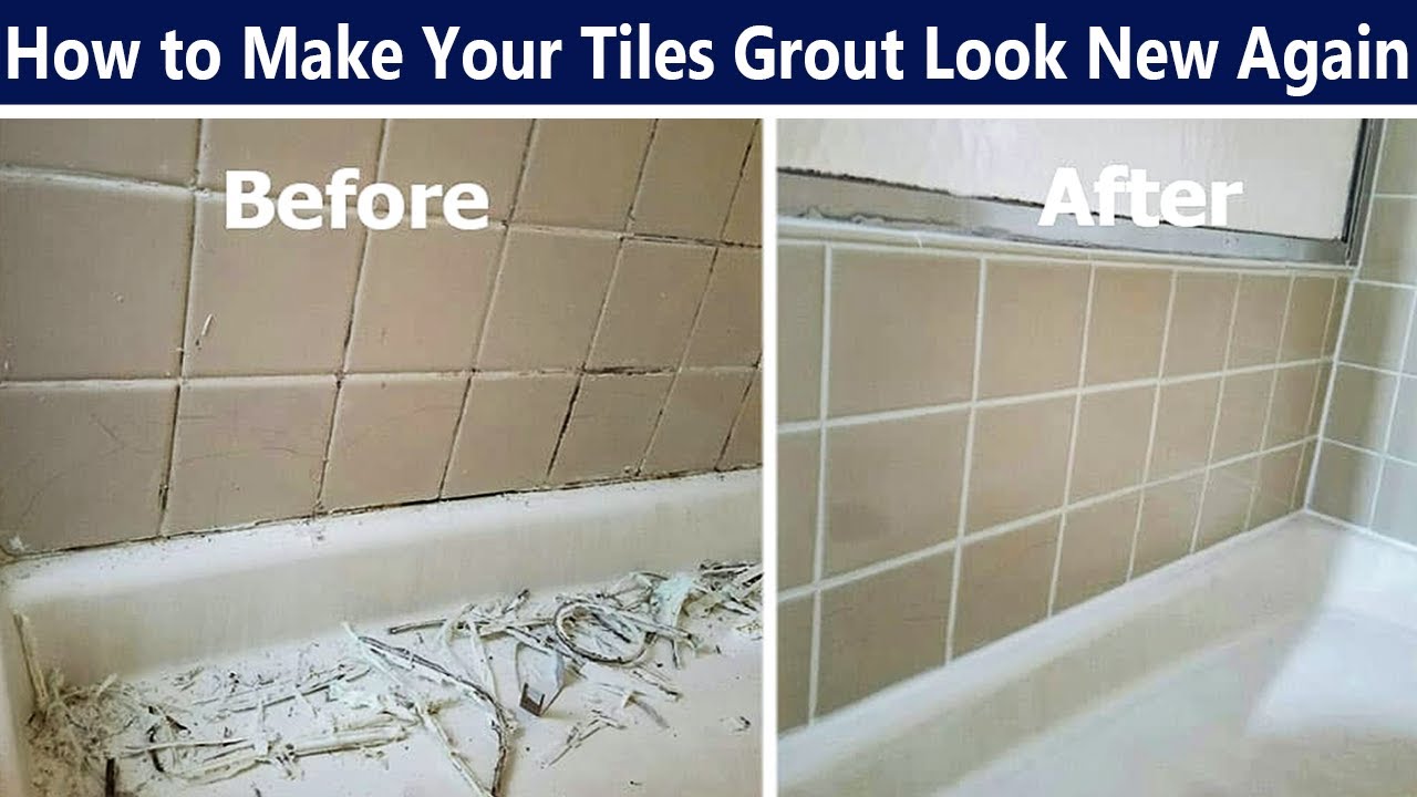 How to Make Your Bath Shower Surround Grout Look New Again ...
