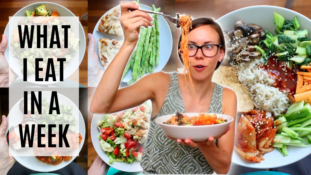 WHAT I EAT IN A WEEK 1 Realistic PlantBased Pregnancy