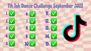 TIK TOK DANCE CHALLENGE SEPTEMBER 2023 II Iliana Sunny Resimi