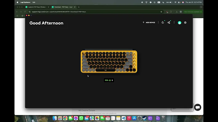 Logitech Pop Keys – How to Install Software on Mac