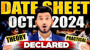 NIOS Big Latest Updates October 2024 Date Sheet Declared Theory & Practical (Tentative) No Fail
