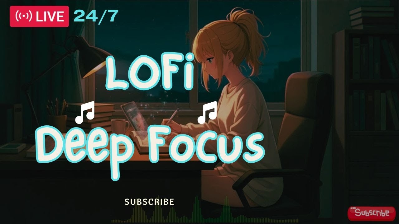 No Distractions – Lofi Beats for Intense Study 🎧 Live