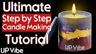 How to Make a CONCRETE CANDLE from START to FINISH | Concrete Candle Making in 5 Days