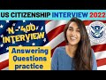 US Citizenship Interview Practice 2021 | N-400 interview for US naturalisation experience