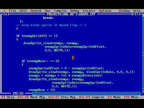 Coding like it's 1992 - Turbo C++
