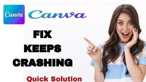 How To Fix And Solve Keeps Crashing On Canva App | Easy Fix