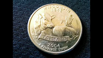 ¿Cuánto vale la moneda de 25 centavos del 2004?