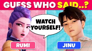 Can You Guess Who Said It? π’π | Ultimate KPop Demon Hunters Quiz #58