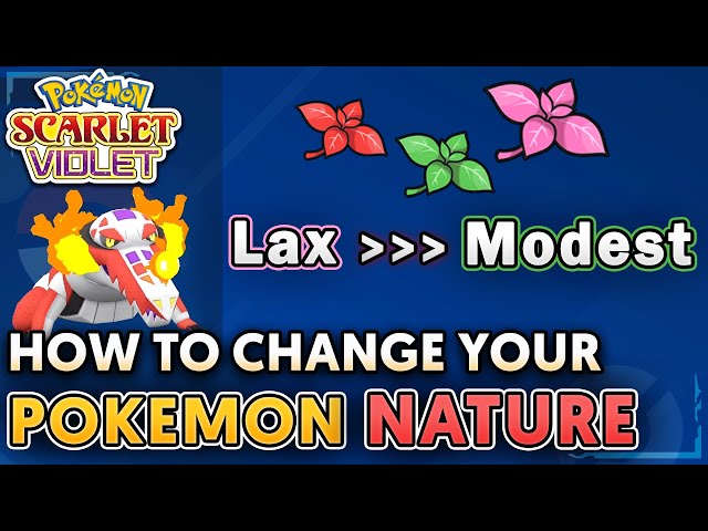 Pokémon Sword & Shield - Nature Changing