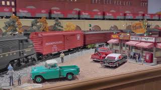 DK's O Gauge Trains - Lionel's Pennsy Special featuring Pennsy F3's ABA and matching Passenger Cars