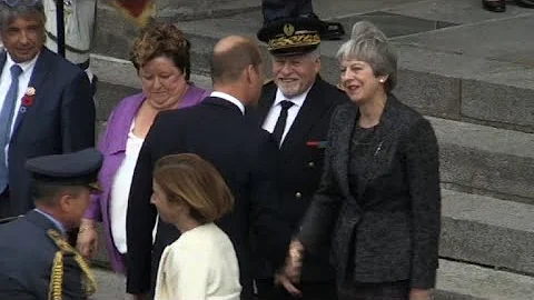 Theresa May, Prince William mark centenary of key ...