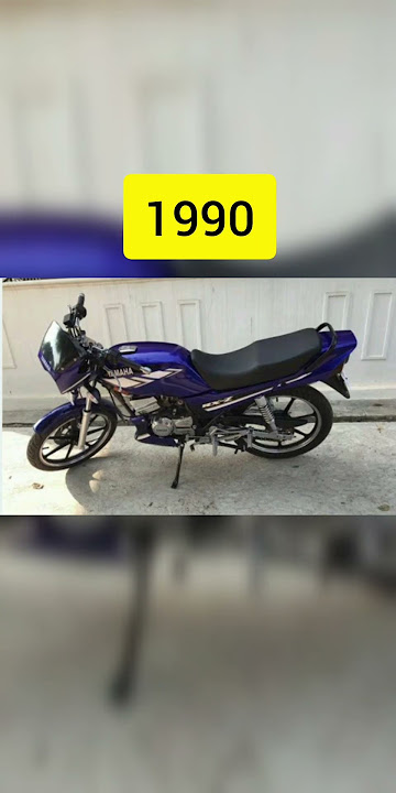 Evolution of Yamaha bike (1955-2022)