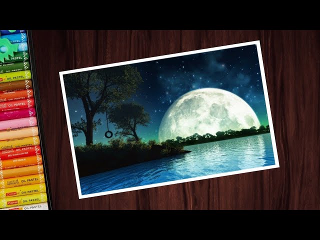 Just KD Art - Love Birds ❤️🕊️ Moonlight Scenery Drawing with Oil Pastel  watch & if you like please Subscribe our youtube channel Just KD Art.  🖍️🌲✏️ https://www.youtube.com/channel/UCnl1uyp66upRPqT7cJZKKmg . . . . .  . . . . . . . . . #