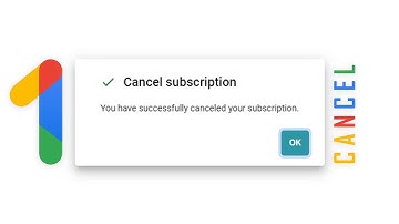 How to CANCEL Google One Subscription