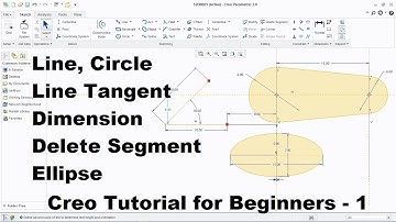 Sketch Module || Creo 5.0 || Easy Learning Tutorials