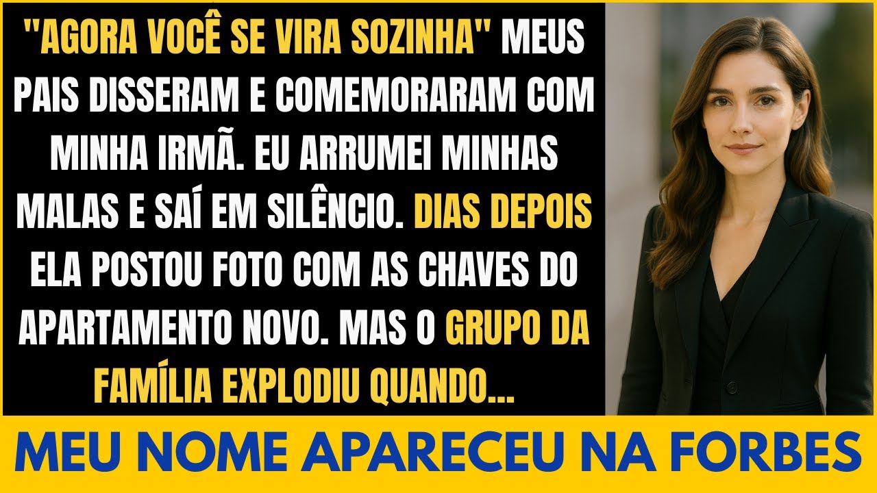 Meus Pais Disseram 'Agora Você Se Vira Sozinha' Mas Eu Vi O Laço Vermelho No Apartamento Da Minha...