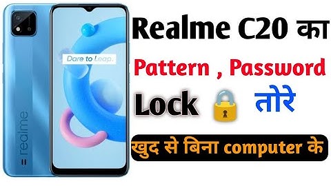 Realme C20 ka pattern lock kaise tode | realme c20 ka lock kaise tore | Realme C20 Hard Reset 2025 |