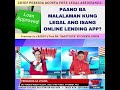PAANO BA MALALAMAN KUNG LEGAL ANG ISANG LENDING APP?