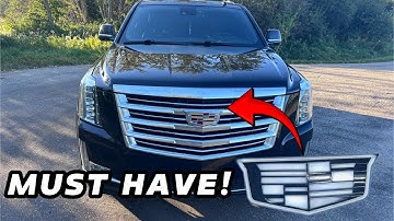 2018 Escalade Light Up Grill Emblem Install (2015-2020)