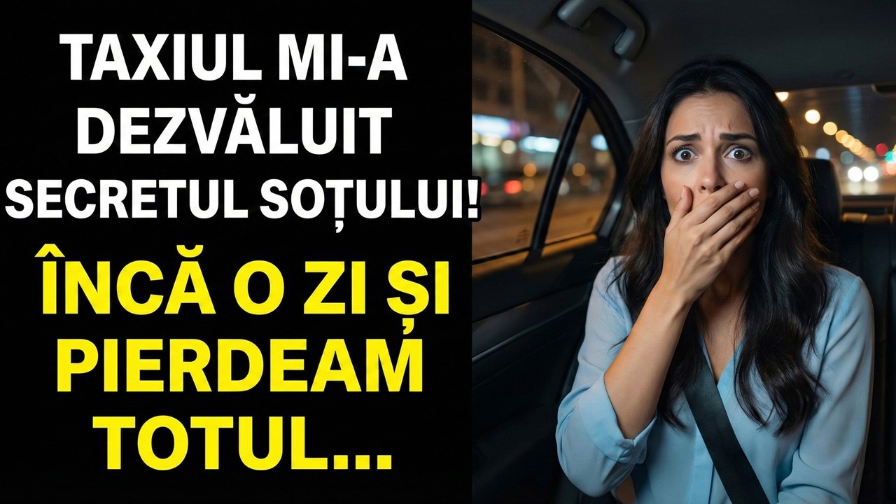 Taximetristul, în fața casei, mi-a arătat înregistrarea de pe camera de bord — încă câteva zile...