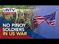 Mga sundalong Pinoy, hindi pahihintulutan ni Duterte na sumali sa US war