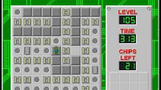 Chip's Challenge 1 Level 105 (Short Circuit) - 255 seconds