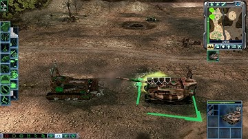 C&C 3 The Forgotten non-upgrade Longhorn versus non-upgrade Bulldozer