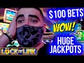 $100 A Spin LOCK IT LINK Slot Machines BIG HANDPAY JACKPOTS | Couldn't Stop Winning JACKPOTS