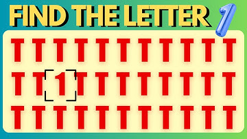 How Sharp Is Your Eyes❓| Find The ODD One Out - Number And Letter Edition🔎| ODD One Out Quiz