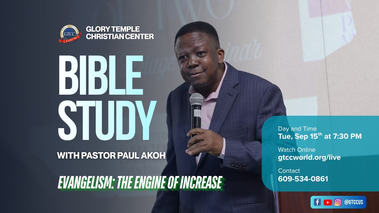 Evangelism: The Engine of Increase | GTCC Bible Study