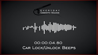 Car Lock/Unlock Beeps | HQ Sound Effects