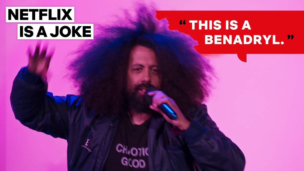 Reggie Watts Destroys Allergies With The Benadryl Rap | Netflix Is A Joke