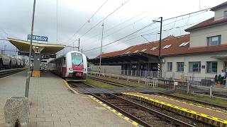 ZSSK 861 013-5 namiesto ZSSK 812 na OS 9020 v ŽST Trebišov (4.6.2020)